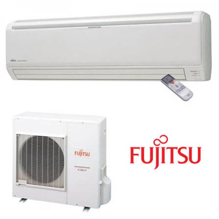 Fujitsu split system indoor and outdoor unit